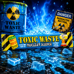 Toxic Waste Sludge Blue Raspberry Žuvacia Tyčinka 20g