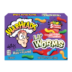 Warheads Lil' Worms Gumené Cukiky 99g