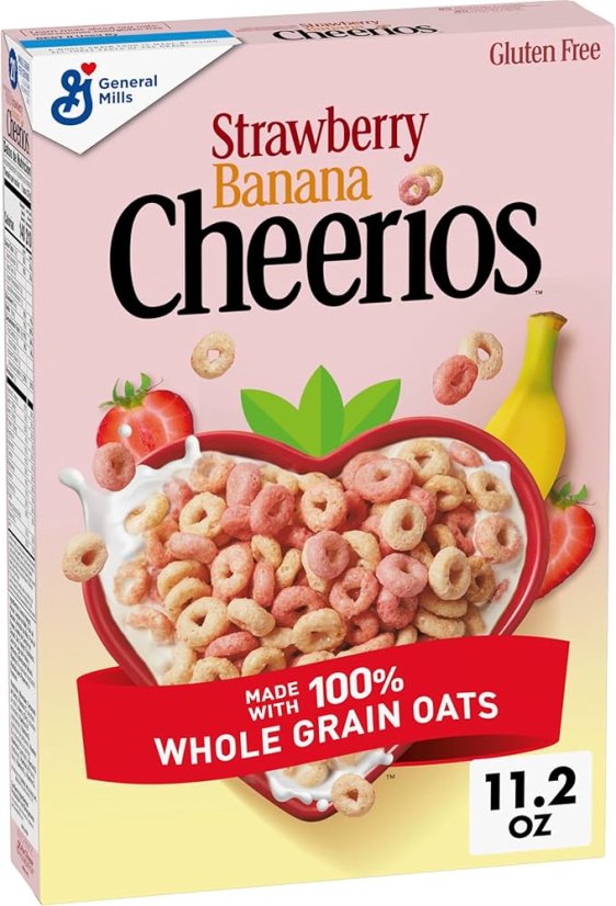 Cheerios Strawberry Banana Cereálie 317g