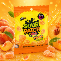 Sour Patch Kids Peach Gumené Cukríky 102g