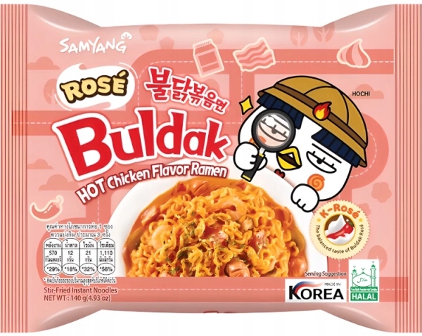 Samyang Buldak Rosé Cestoviny 140g