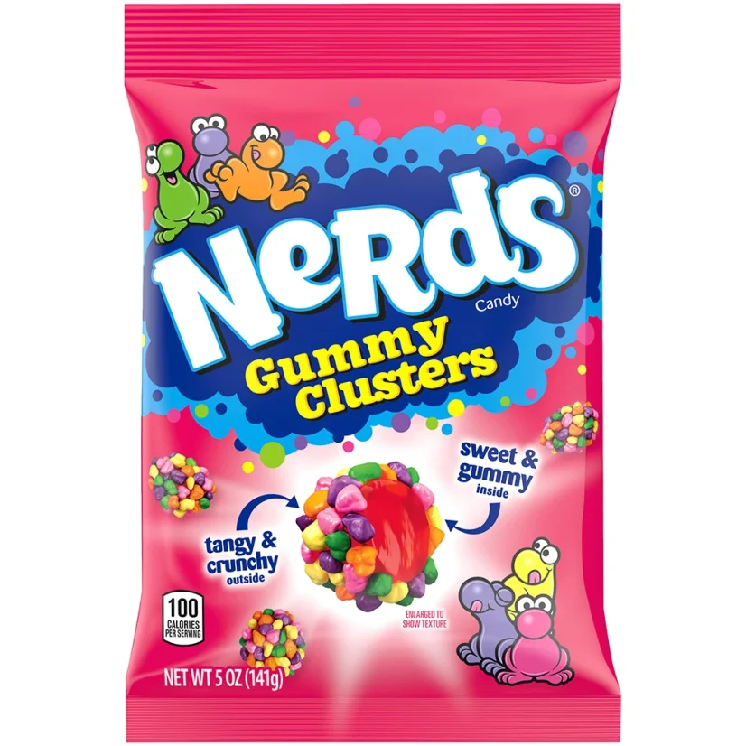 Nerds Gummy Clusters Rainboow Gumené Cukríky 141g