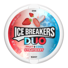 Ice Breakers Mints Duo Strawberry Mentolky 36g