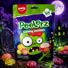 Amos Peelerz Gummy Zombies Lúpacie Cukríky 65g