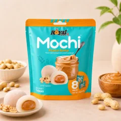 Royal Mochi Peanut Butter Ryžové Koláčiky 120g