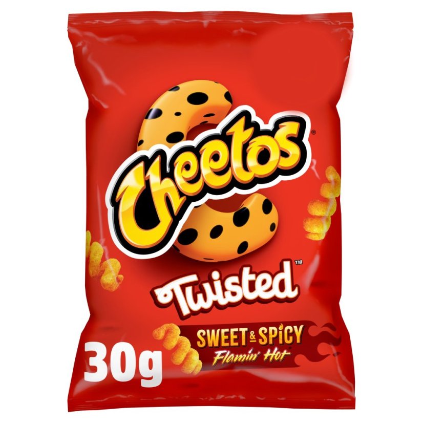 Cheetos Twisted Flamin' Hot Chrumky 30g Cheetos Twisted Flamin' Hot Chrumky 30g