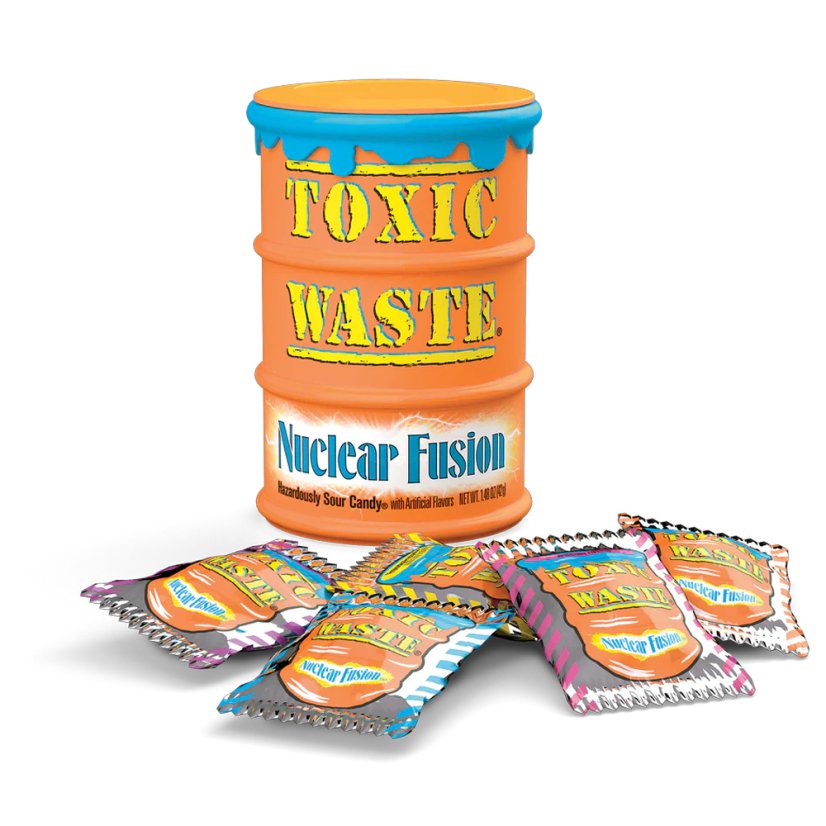 Toxic Waste Nuclear Fusion Kyslé Cukríky 42g Toxic Waste Nuclear Fusion Kyslé Cukríky 42g