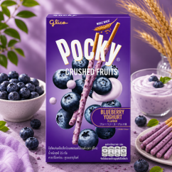 Pocky Blueberry Yogurt Sladké Tyčinky 38g