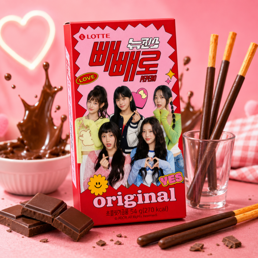 Pepero Original NewJeans Sladké tyčinky 47g