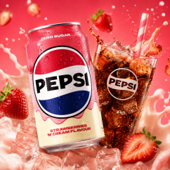 Pepsi Strawberries 'N' Cream Limonáda 330ml
