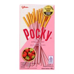 Pocky Strawberry Sladké Tyčinky 45g