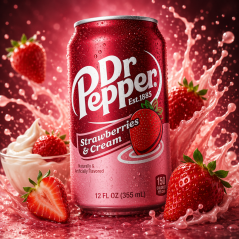 Dr Pepper Strawberry Cream Limonáda 355ml