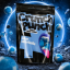 Crunch Punch Blue Starballs Sušené Cukríky 50g