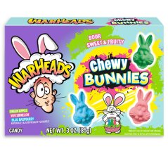 Warheads Chew Bunnies Kyslé Cukríky 85g