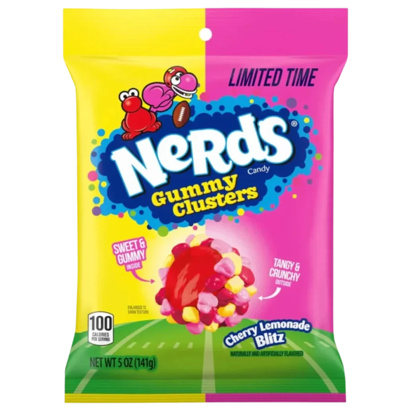 Nerds Gummy Clusters Cherry Lemonade Blitz Cukríky 141g