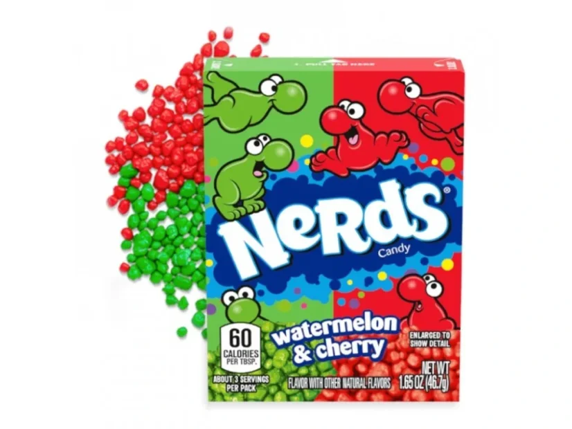 Nerds Watermelon & Cherry Cukríky 47g