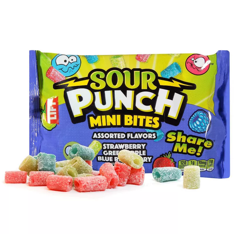 Sour Punch Mini Bites Gumené Cukríky 57g Sour Punch Mini Bites Gumené Cukríky 57g
