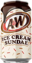 A&W Root Beer Ice Cream Sundae Limonáda 355ml