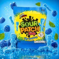 Sour Patch Kids Blue Raspberry Cukríky 105g