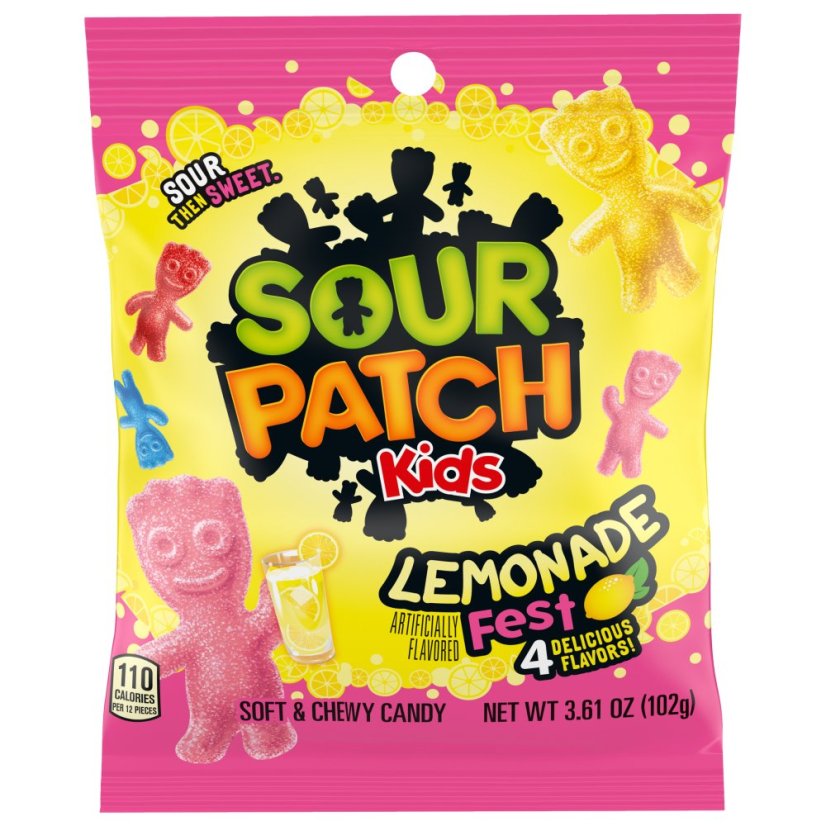 Sour Patch Kids Lemonade Fest Gumené Cukríky 102g